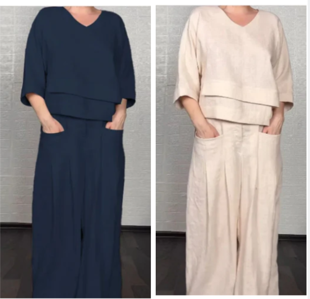 Breezy Linen Two-Piece Set