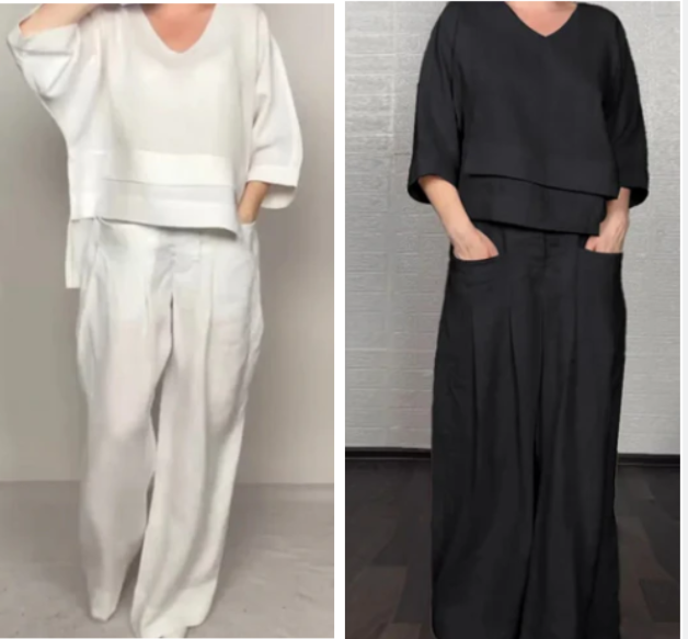 Breezy Linen Two-Piece Set