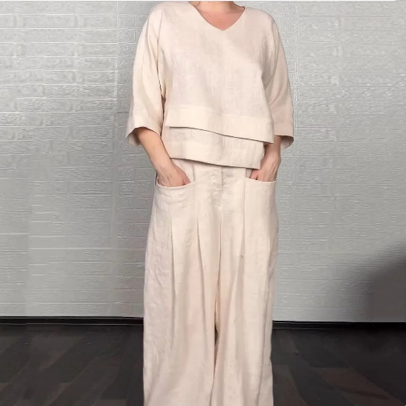 Breezy Linen Two-Piece Set