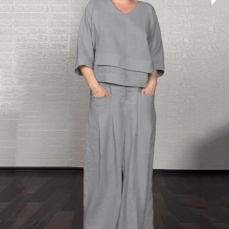 Breezy Linen Two-Piece Set