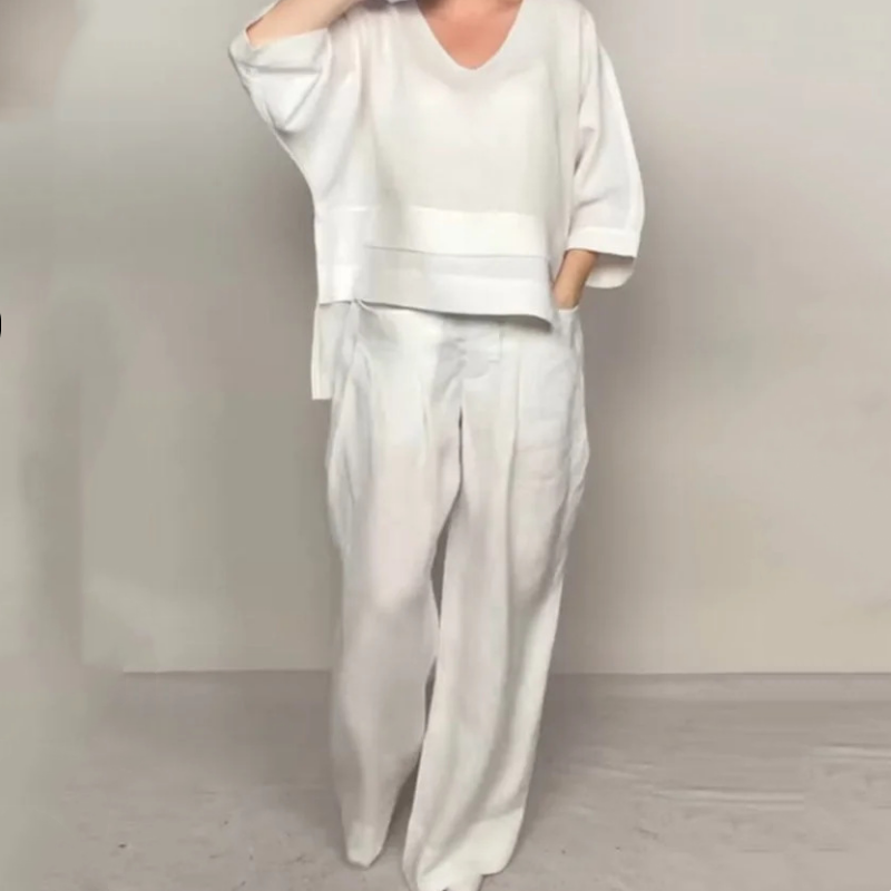 Breezy Linen Two-Piece Set
